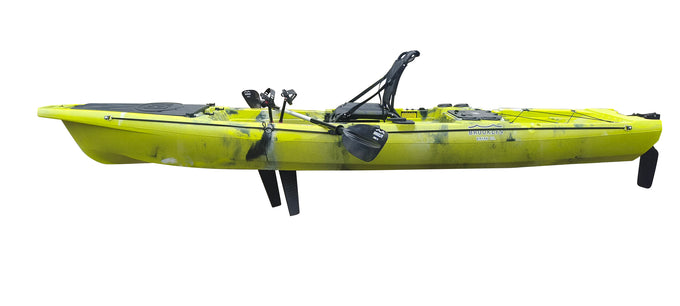 Brooklyn 12.5 Pro Single Pedal Kayak, lime camo - Brooklyn Kayak Company