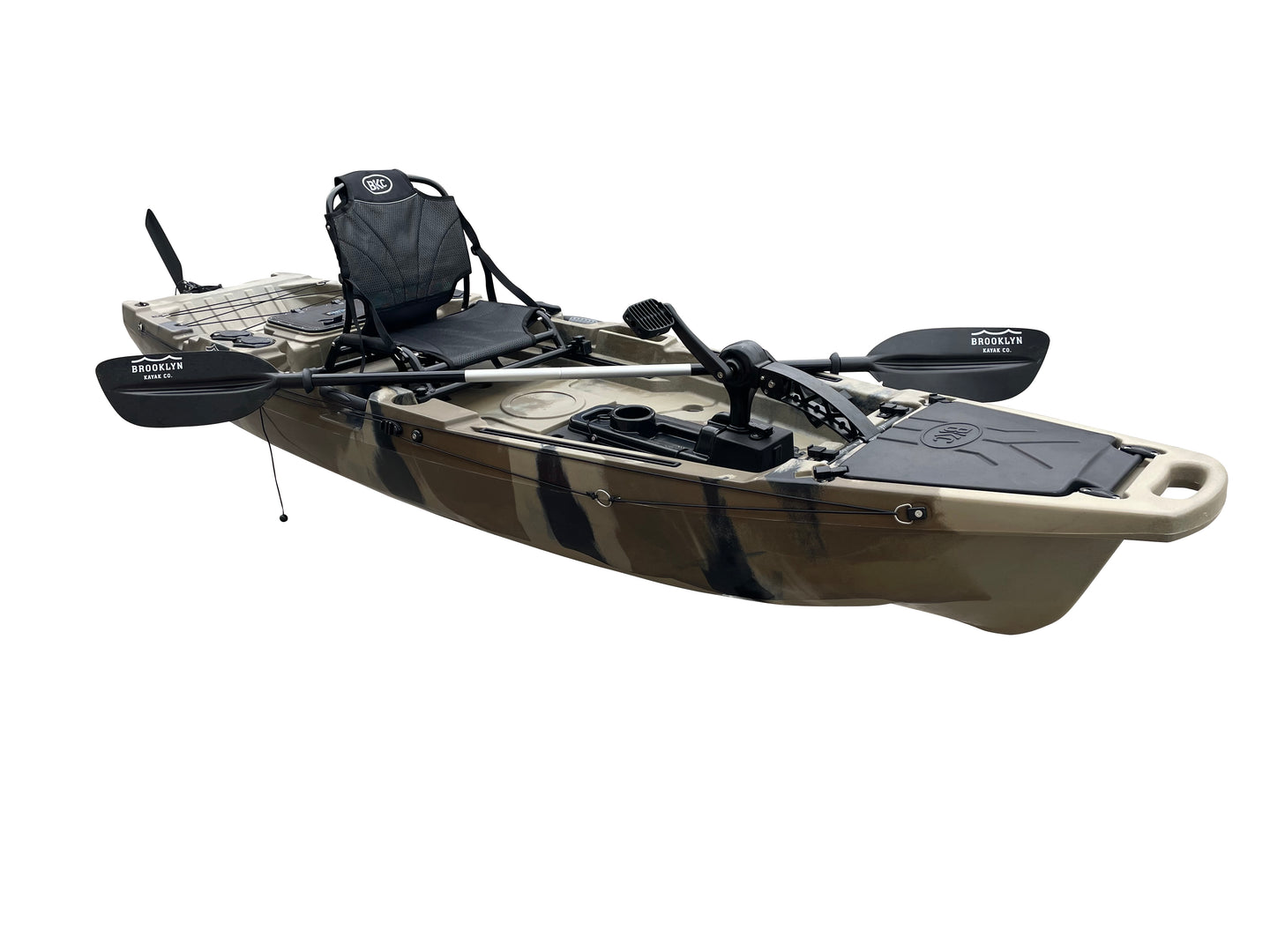 Brooklyn 10.5 Pro Single Pedal Kayak, camo - Brooklyn Kayak Company
