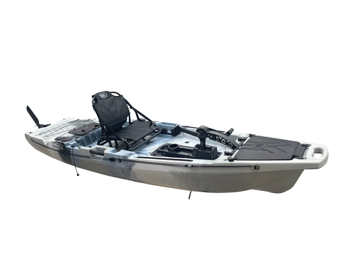 Brooklyn 10.5 Pro Single Pedal Kayak, grey camo - Brooklyn Kayak Company