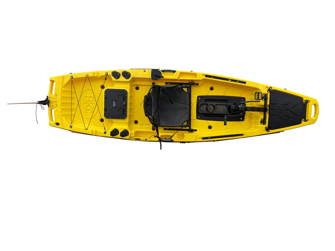 Brooklyn 10.5 Pro Single Pedal Kayak, yellow - Brooklyn Kayak Company