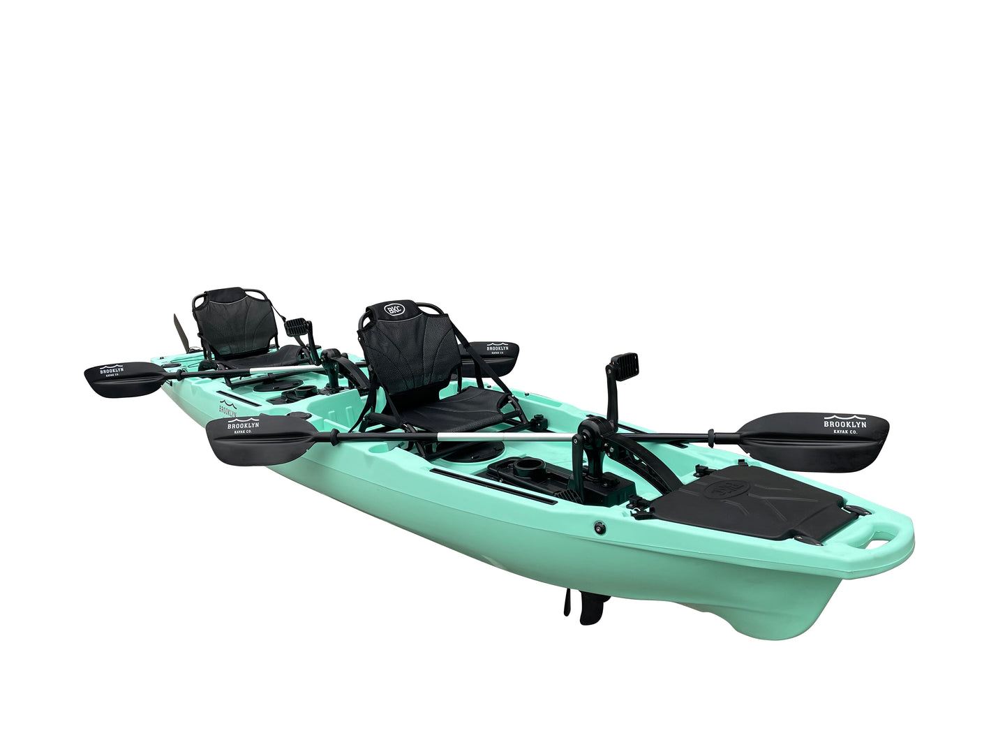 Brooklyn 14.0 Pro Tandem Pedal Kayak, teal - Brooklyn Kayak Company