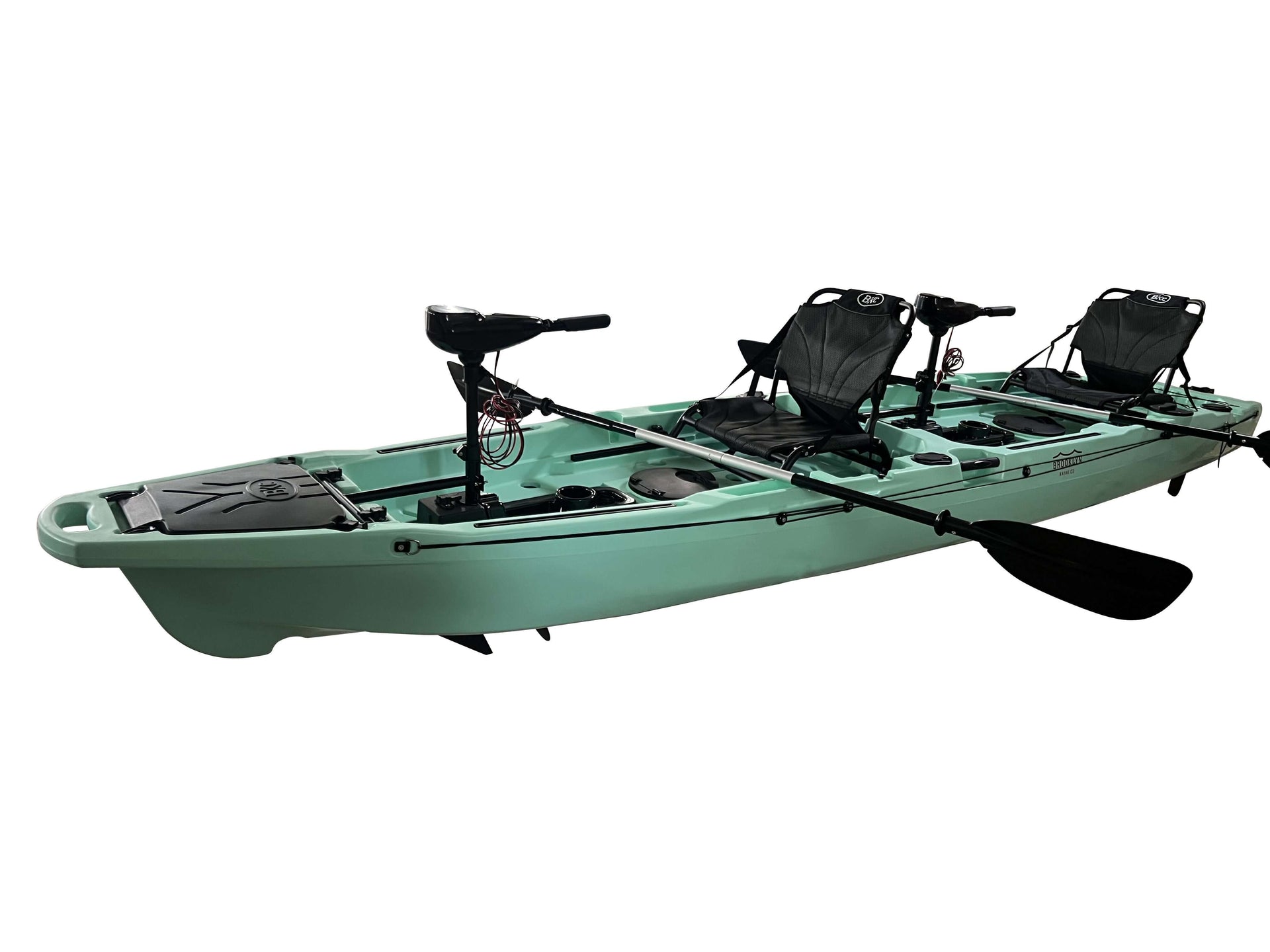 Brooklyn 14.0 Pro Motorized Tandem Kayak (PK14), teal - Brooklyn Kayak Company