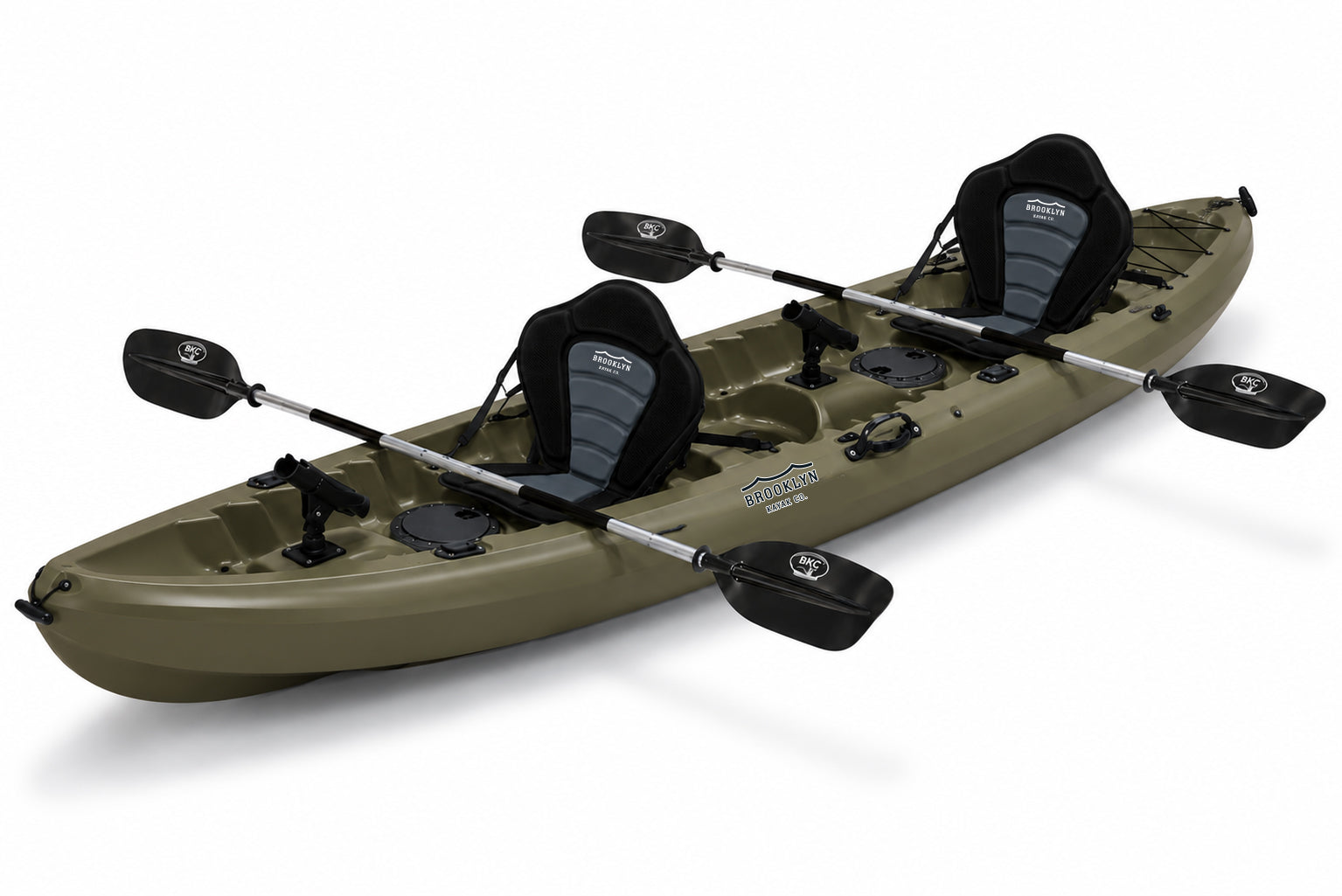 Brooklyn 12.5 Tandem Kayak, army - Brooklyn Kayak Company