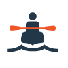 fully loaded kayak icon - Brooklyn Kayak Company