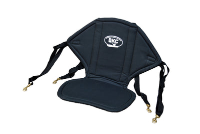 BKC KS222 Universal Sit On Top Kayak Padded Nylon Seat and Backrest with Water Bottle Pouch Included - Brooklyn Kayak Company