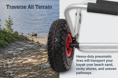 Brooklyn Kayak Company KC271 Kayak Cart - traverse all terrain