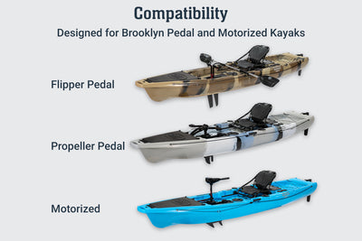 Brooklyn Kayak Company PK1 Cart for pedal and motorized kayaks - compatible