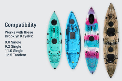 BKC PS223 Premium Memory Foam Padded Kayak Seat - Brooklyn Kayak Company-compatibility