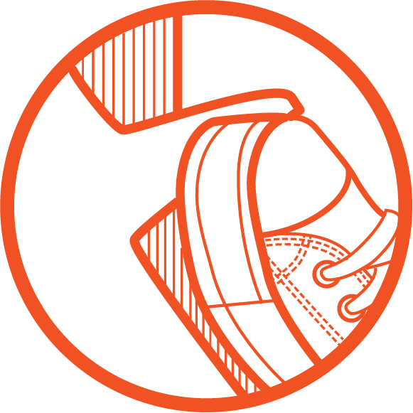 molded footrest icon - Brooklyn Kayak Company