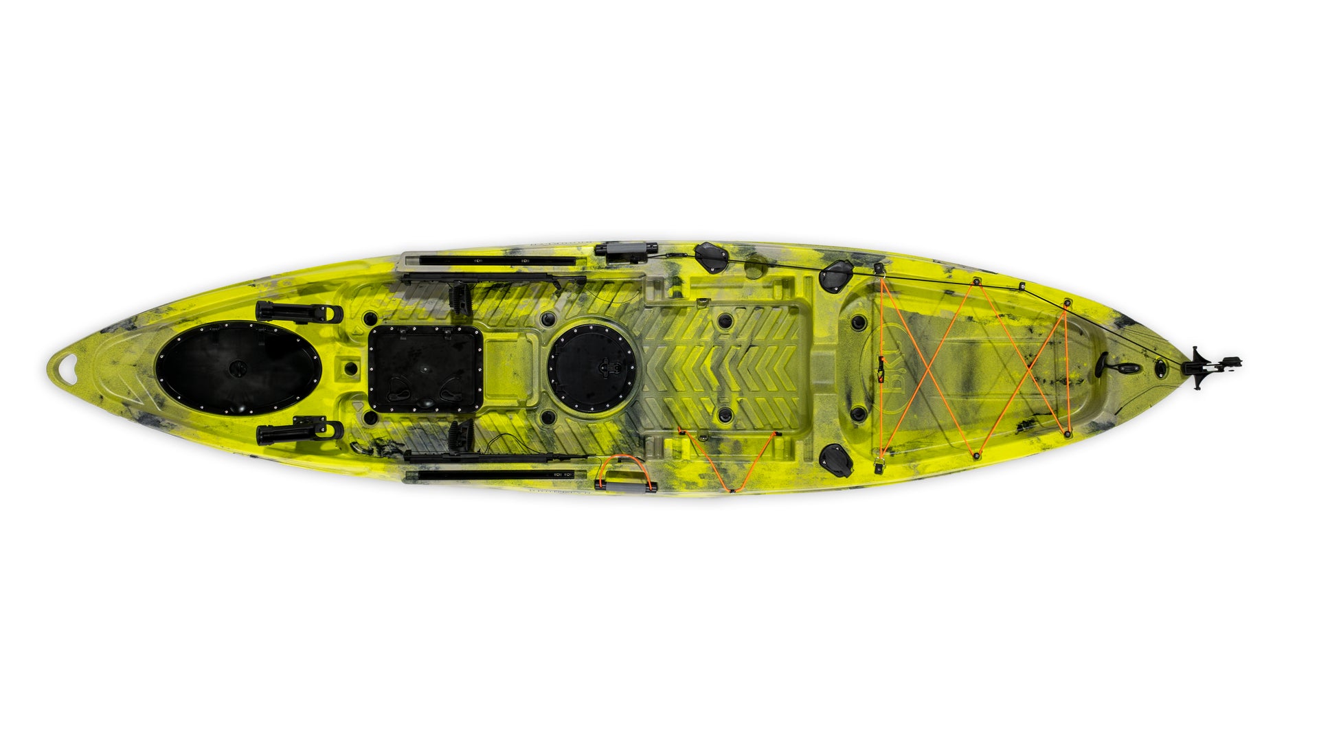 Brooklyn 11.5 Pro Single Kayak, lime camo - Brooklyn Kayak Company