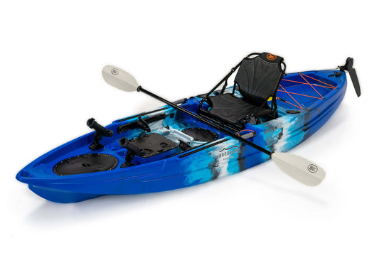 Brooklyn 11.5 Pro Single Kayak, Blue Typhoon - Brooklyn Kayak Company