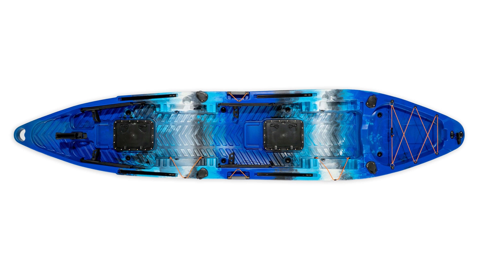 Brooklyn 13.0 Pro Tandem Kayak, blue camo - Brooklyn Kayak Company