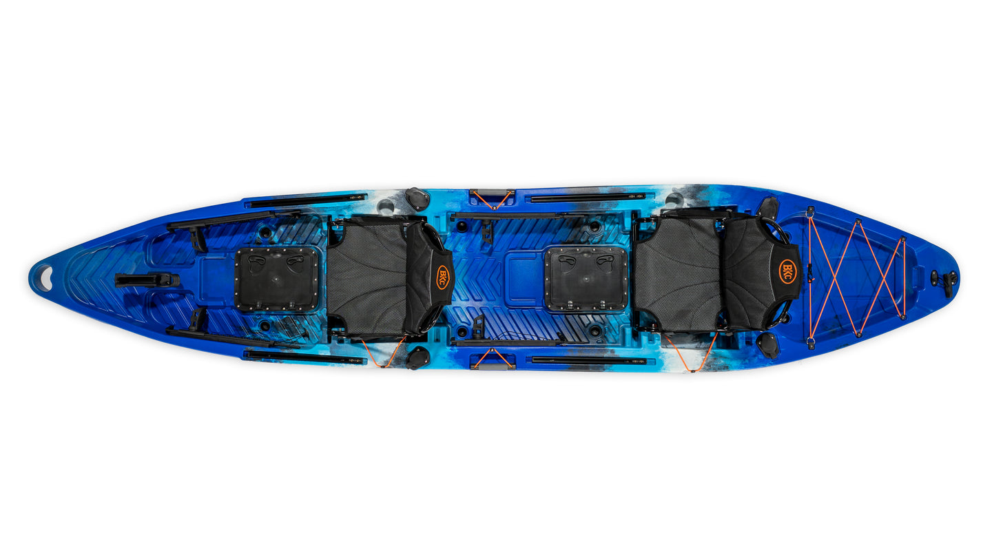 Brooklyn 13.0 Pro Tandem Kayak, blue camo - Brooklyn Kayak Company