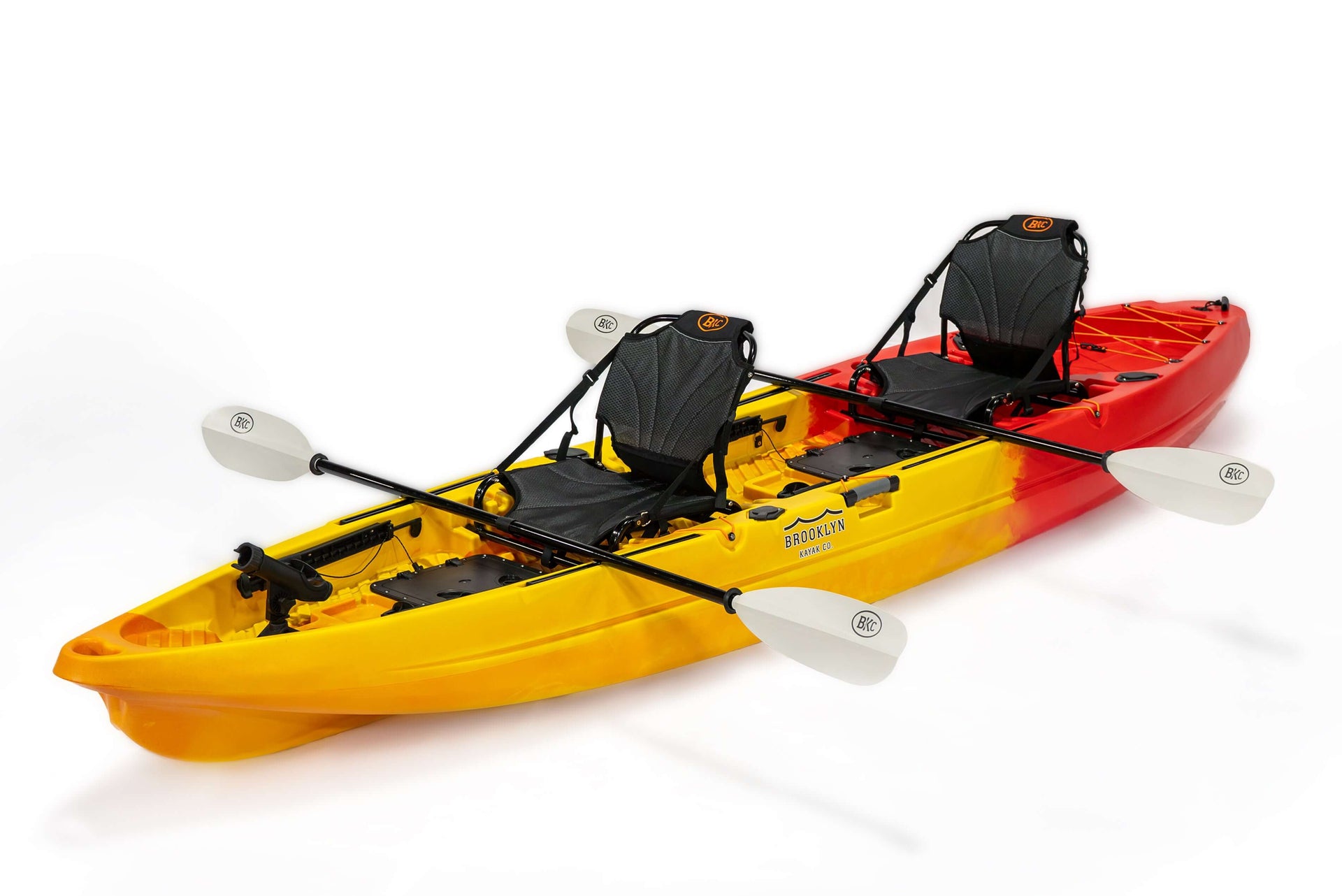 Brooklyn 13.0 Pro Tandem Kayak, red yellow - Brooklyn Kayak Company