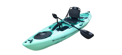 Brooklyn 12.0 Pro Single Pedal Kayak (PK12), Tahiti - Brooklyn Kayak Company