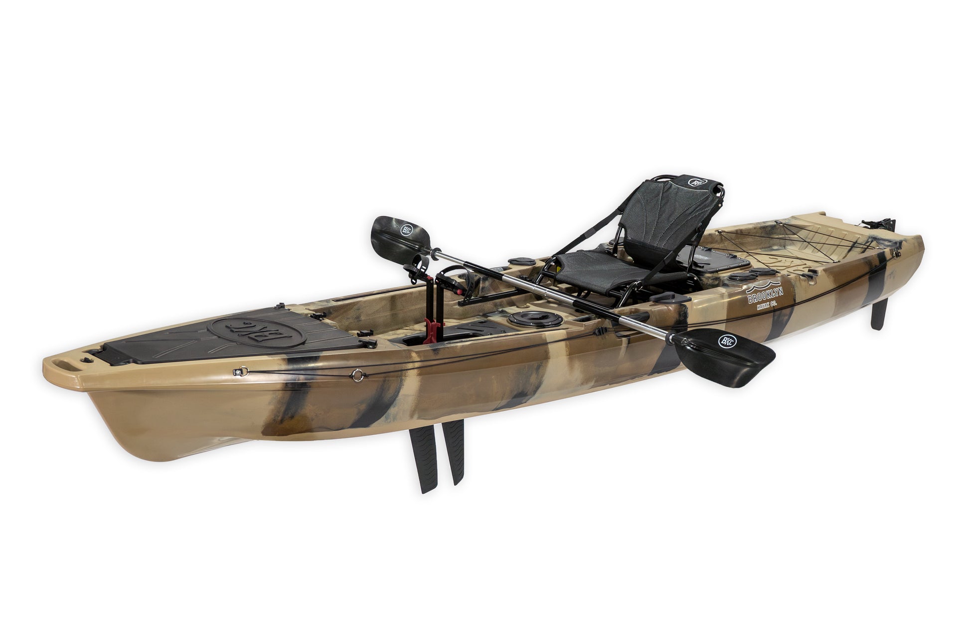 12.5 Pro Single Pedal Kayak, camo - Brooklyn Kayak Company