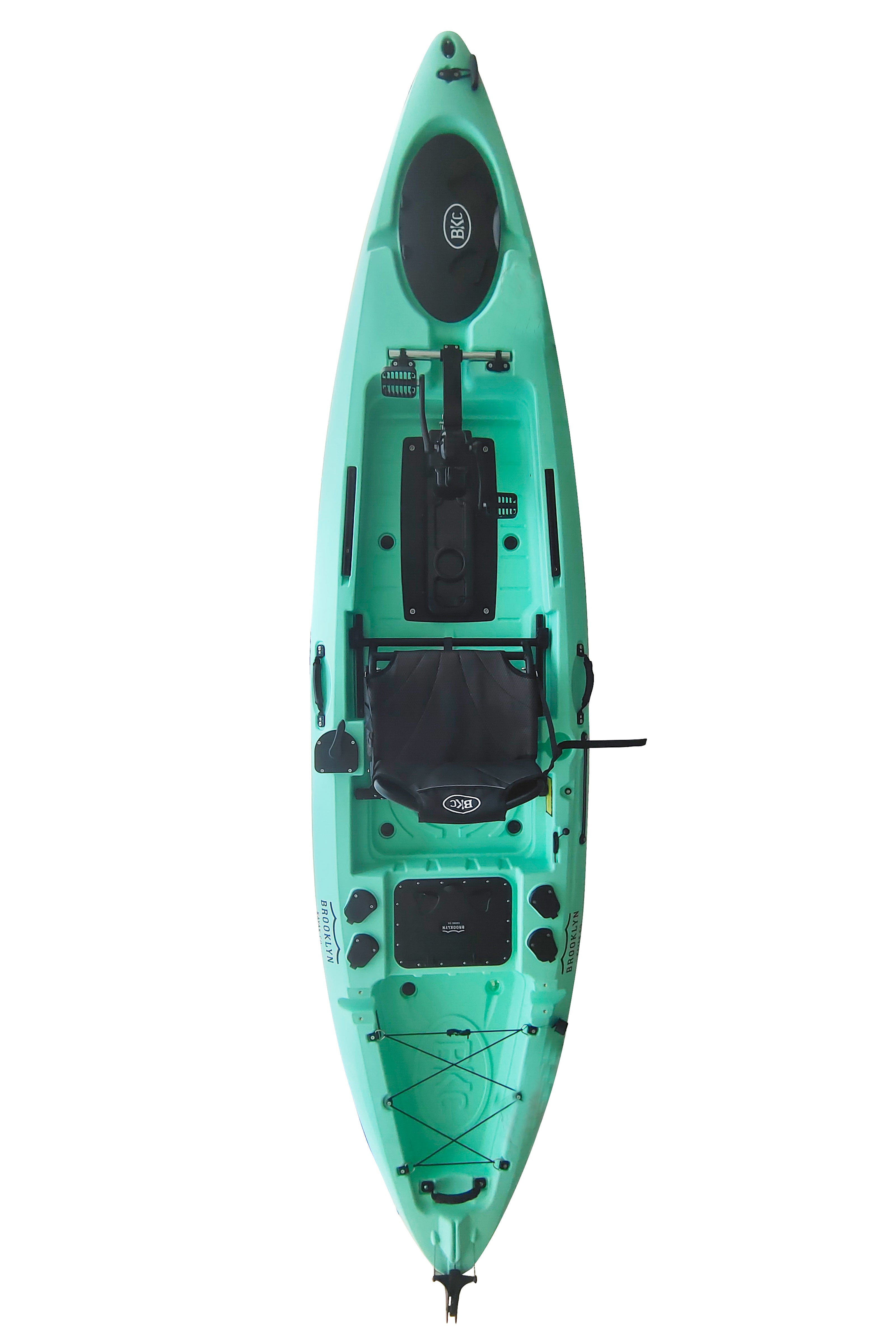 12.5 single pedal kayak, teal - Brooklyn Kayak Company