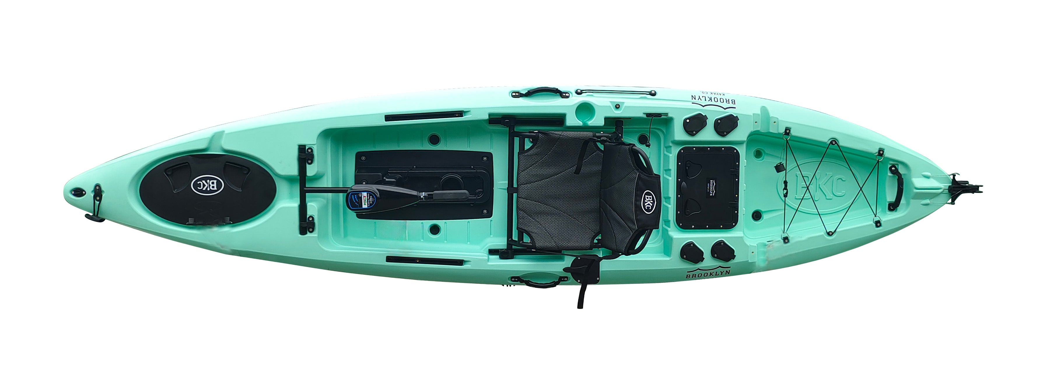 BKC PK12 Angler Single Fishing Motorized Kayak