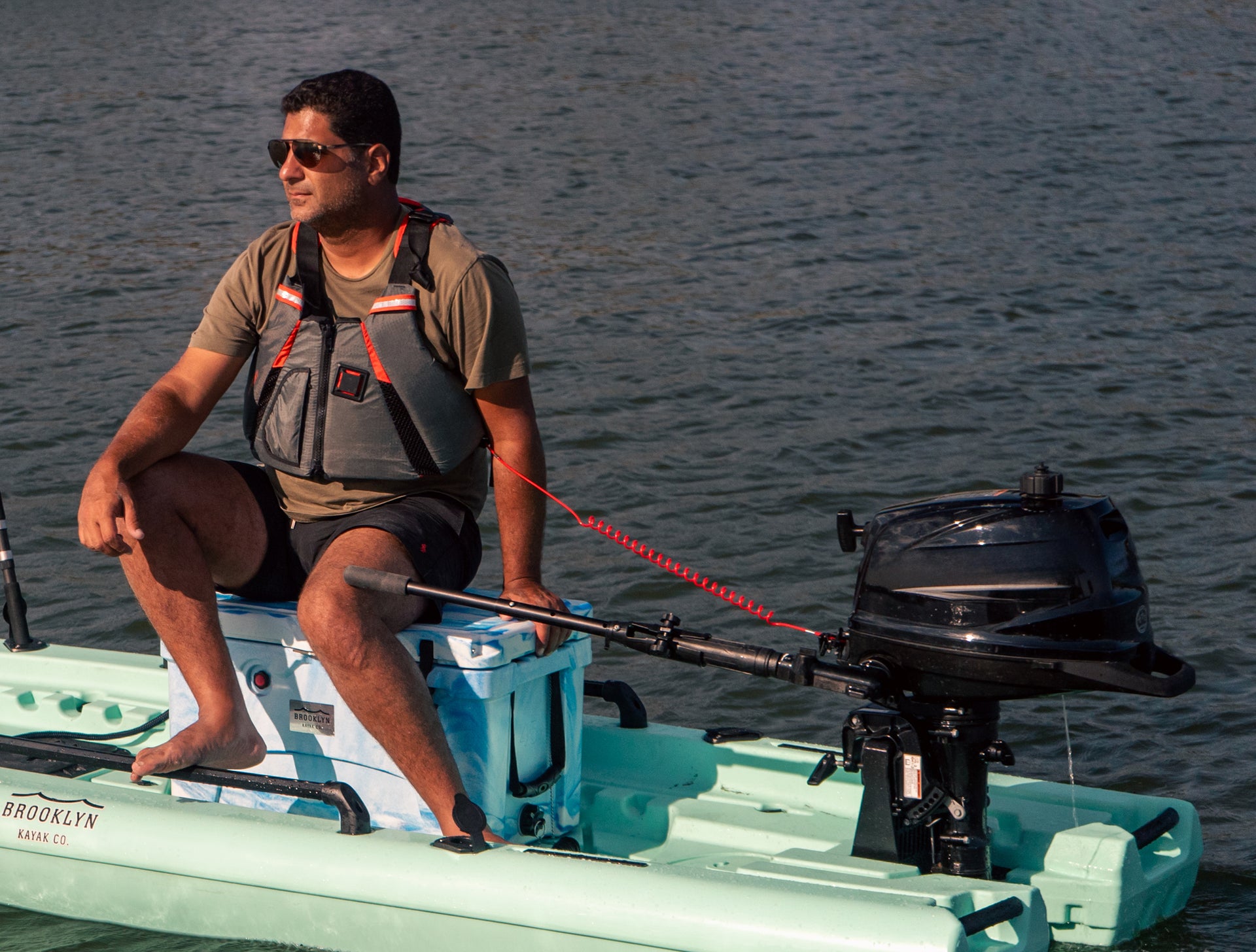 SK12 skiff boat with motor - Brooklyn Kayak Company