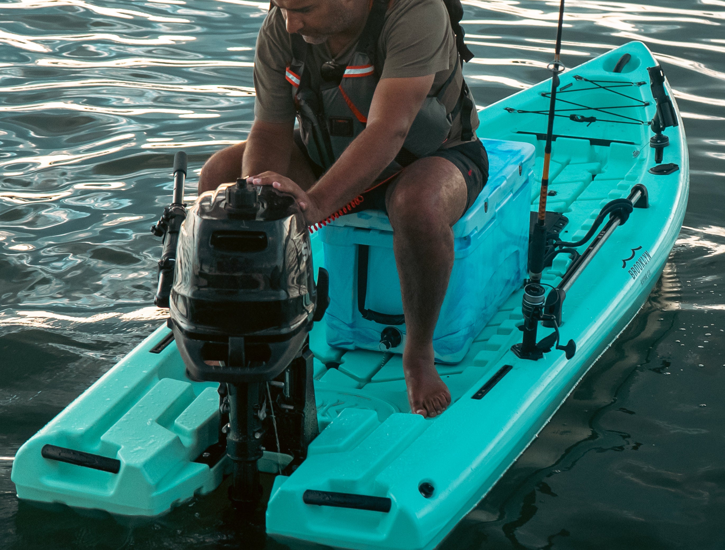 BKC SK12 Solo 12-foot Single Fishing Skiff Boat