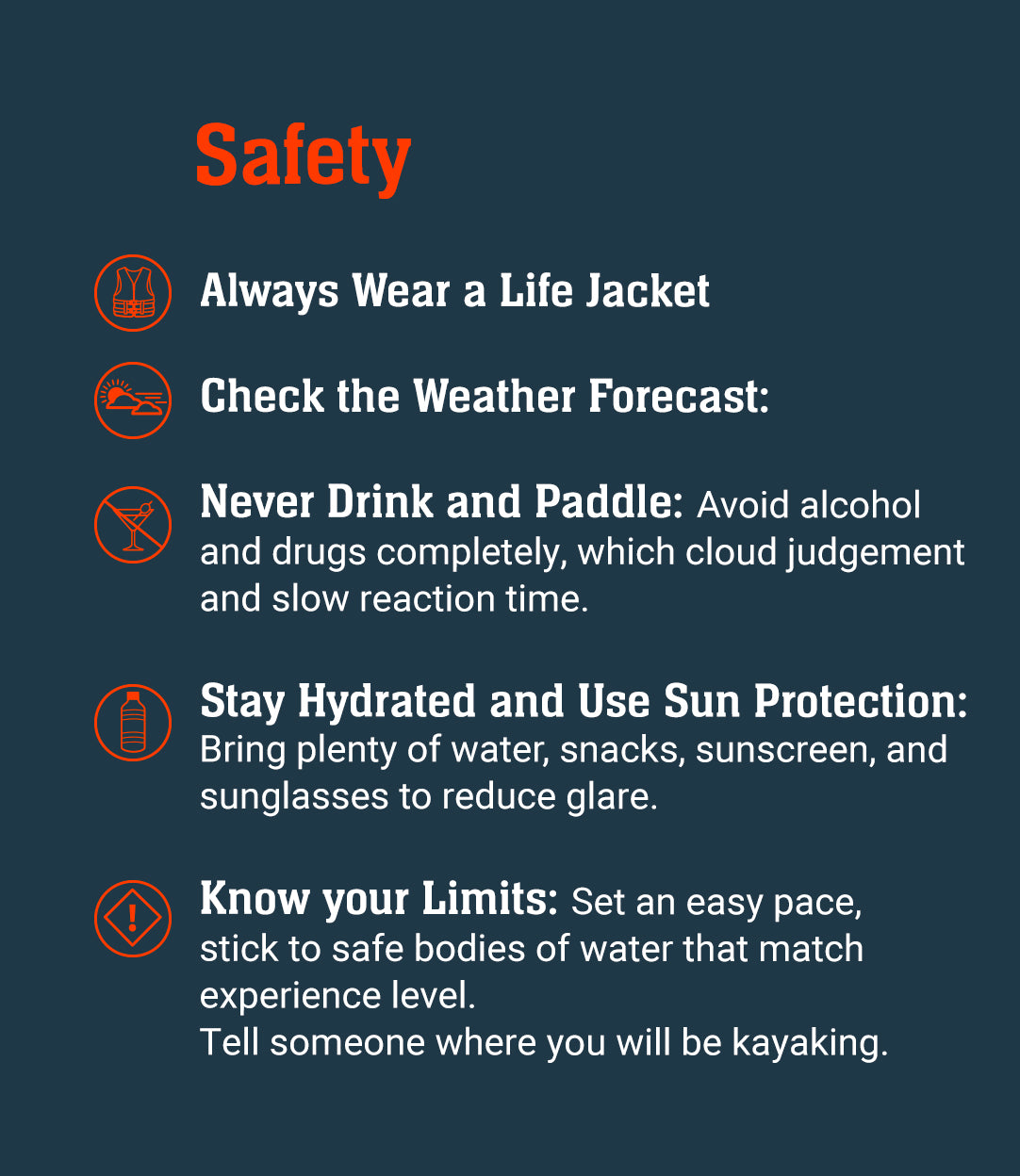 kayak safety - Brooklyn Kayak Company