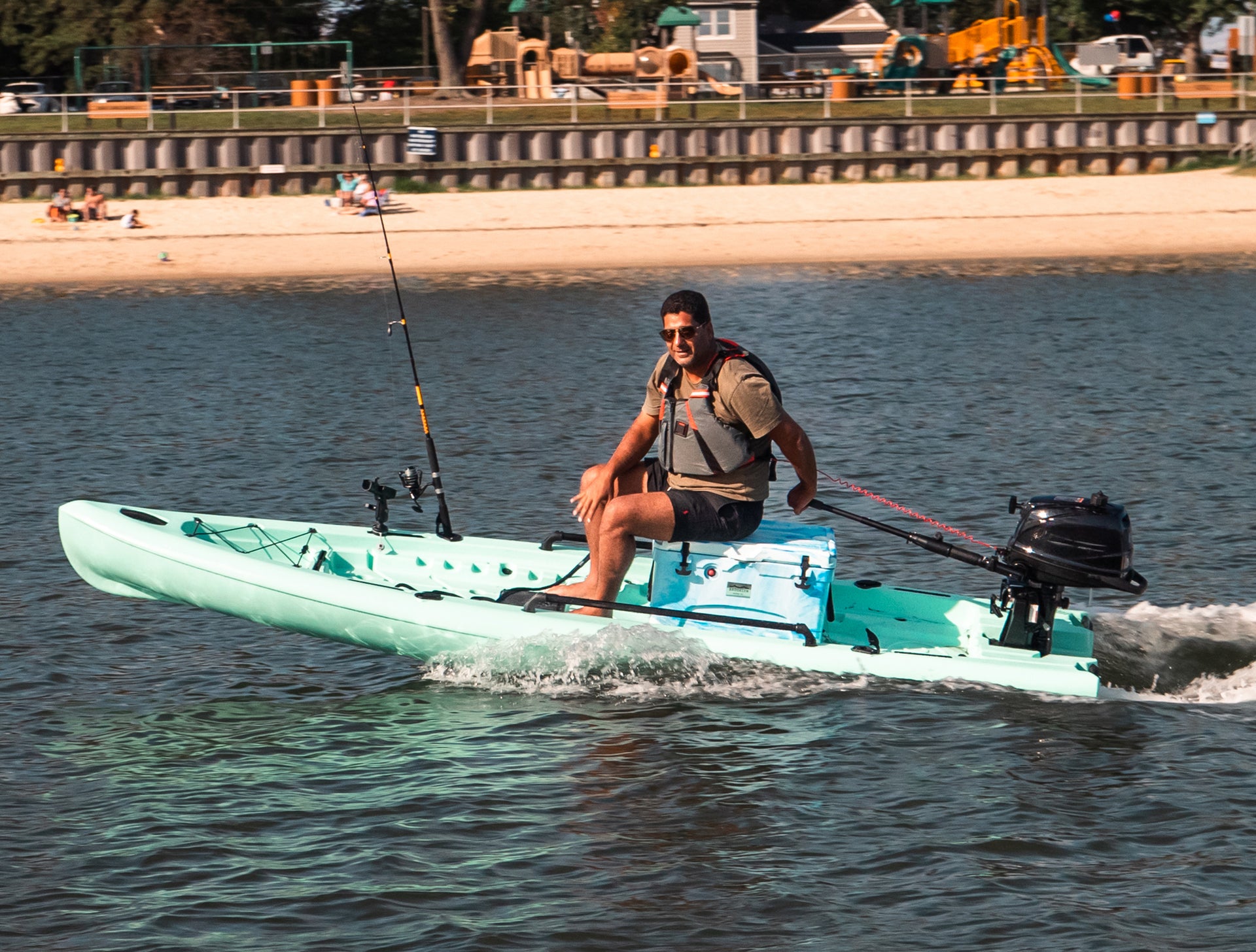 SK12 skiff boat with motor - Brooklyn Kayak Company