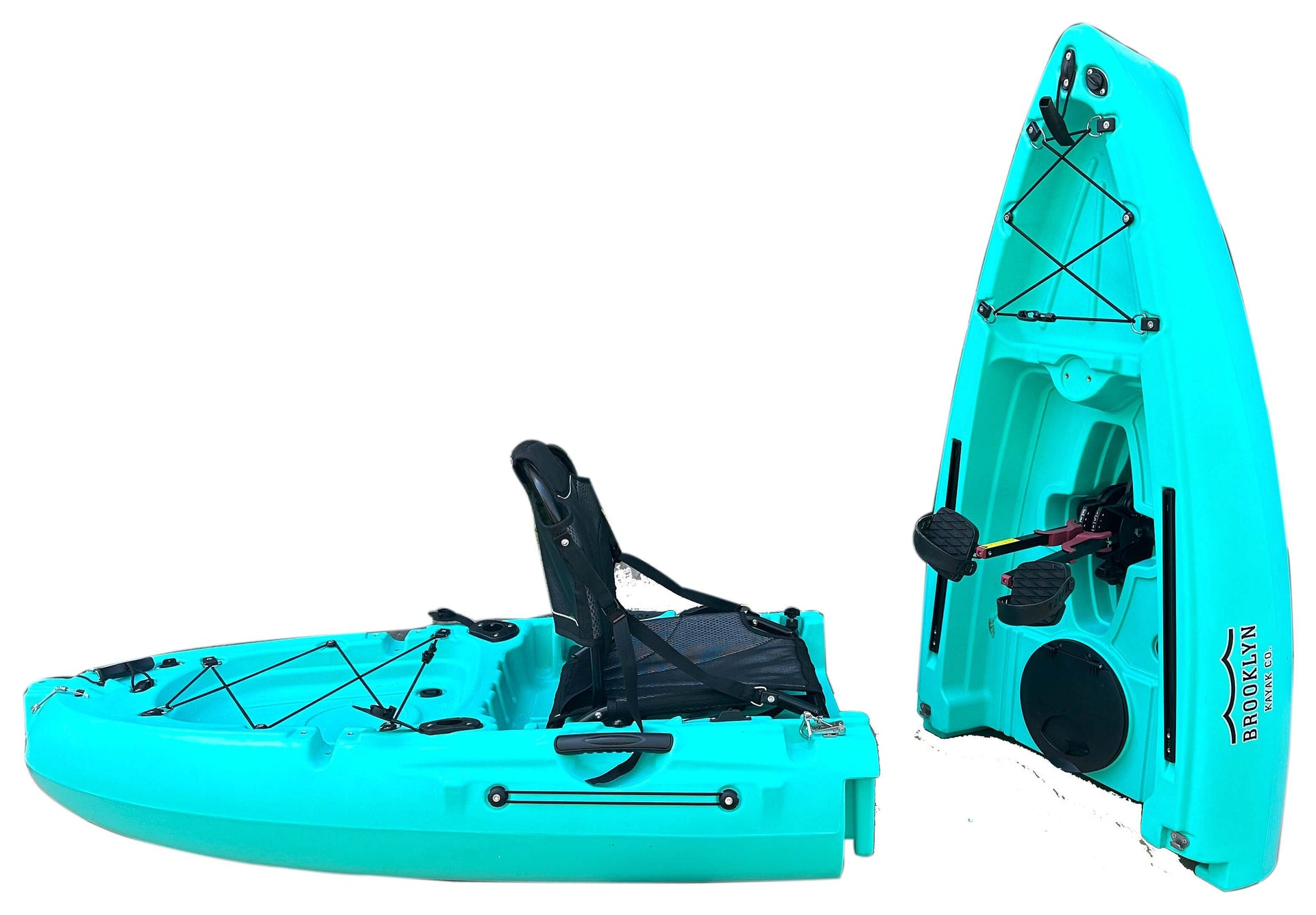 BKC MPK9 Modular Pedal Kayak, teal - Brooklyn Kayak Company