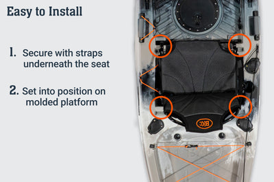 BKC Aluminum Upright Seat is Easy to Install