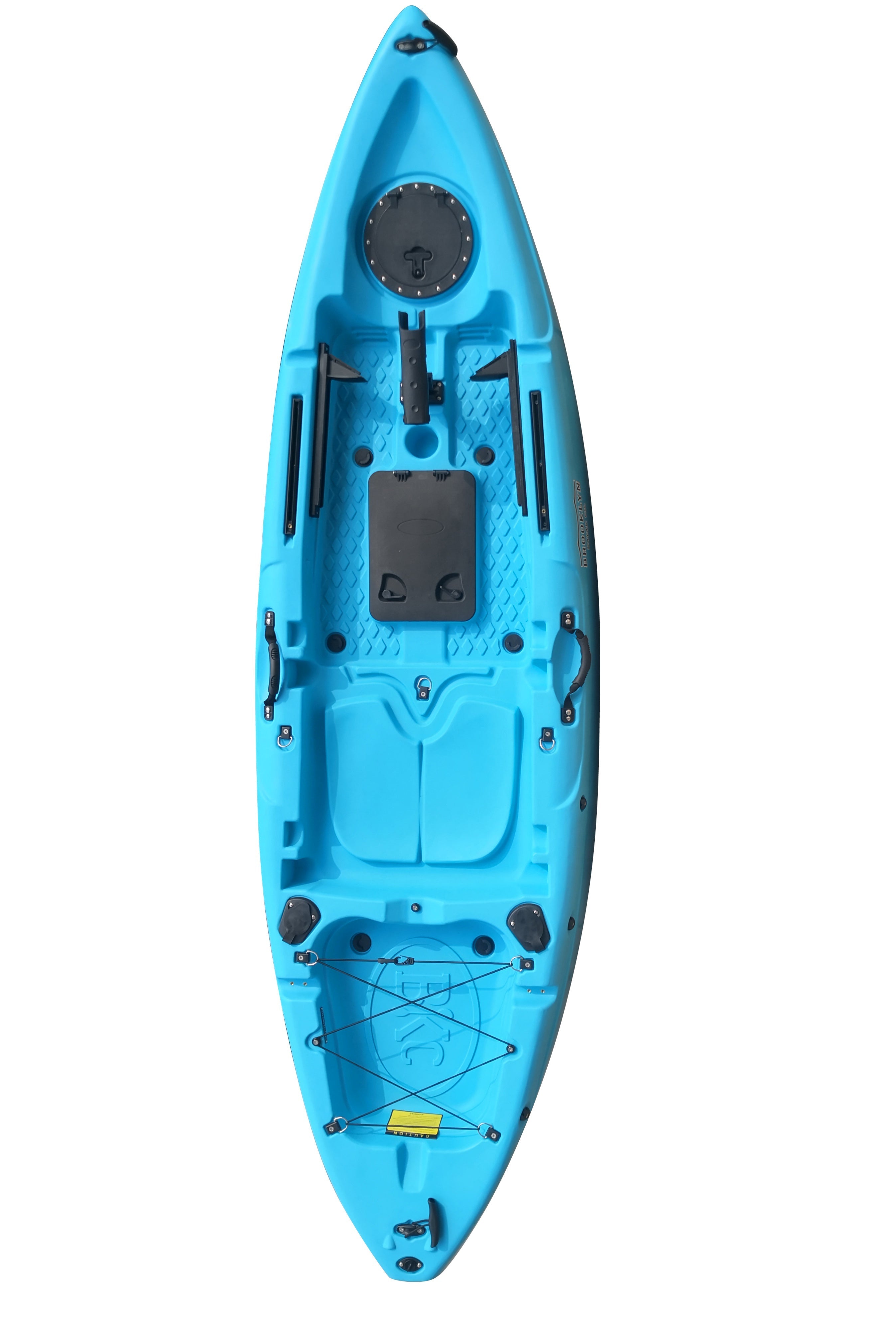 Blue kayak on a white background - Brooklyn Kayak Company
