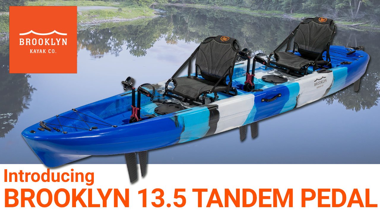best kayak with pedals Brooklyn 13.5 Tandem Pedal Kayak