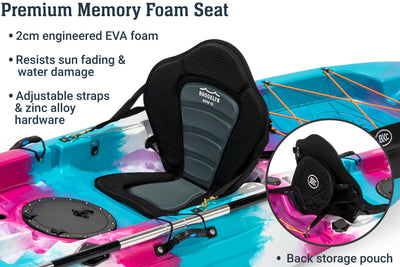 Brooklyn 11.0 single kayak, seat - Brooklyn Kayak Company