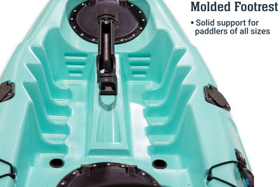 Brooklyn 9.0 single kayak, footrest - Brooklyn Kayak Company