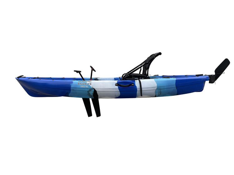 Brooklyn Pedal Kayak 10.0, blue camo - Brooklyn Kayak Company