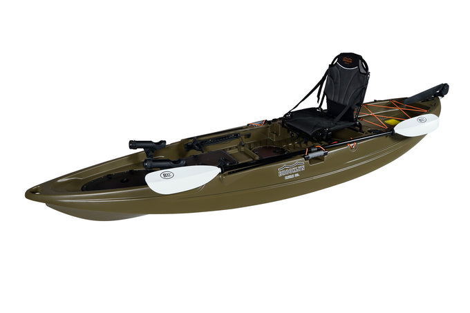 Brooklyn 11.5 Pro Single Fishing Kayak, army - Brooklyn Kayak Company