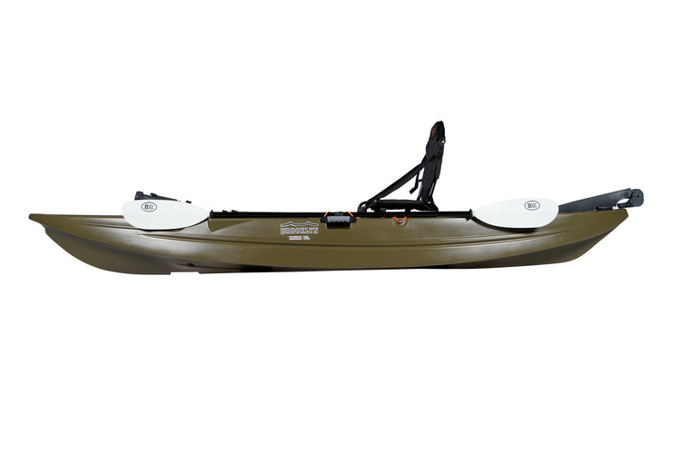Brooklyn 11.5 Pro Single Fishing Kayak, army - Brooklyn Kayak Company
