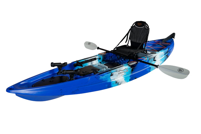 Brooklyn 11.5 Pro Single Kayak, Blue Camo