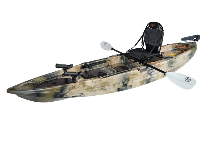 Buy GoSea Pioneer XL Kayaks Single Sit On Top Fishing Kayak Ultimate Bundle  with Paddle and Ultimate Padded Seat for One Man