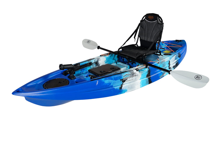 Brooklyn 9.5 Pro Single Kayak, blue camo - Brooklyn Kayak Company