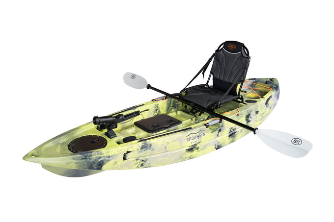 Brooklyn 9.5 Pro Single Kayak, lime camo - Brooklyn Kayak Company