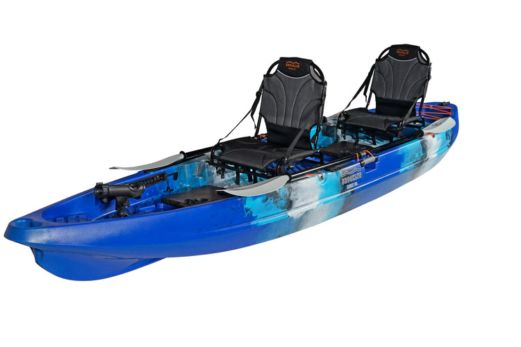 Brooklyn 13.0 Pro Tandem Kayak, blue camo - Brooklyn Kayak Company