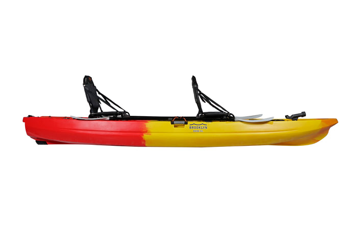 Brooklyn 13.0 Pro Tandem Kayak, red yellow - Brooklyn Kayak Company