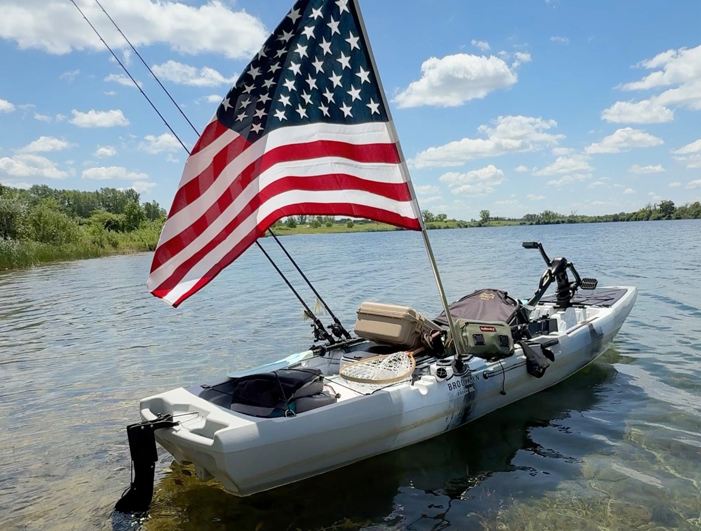 single propeller pedal fishing kayak - Brooklyn Kayak Company