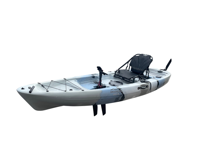 Brooklyn 10.0 Single Pedal Kayak, gray camo - Brooklyn Kayak Company