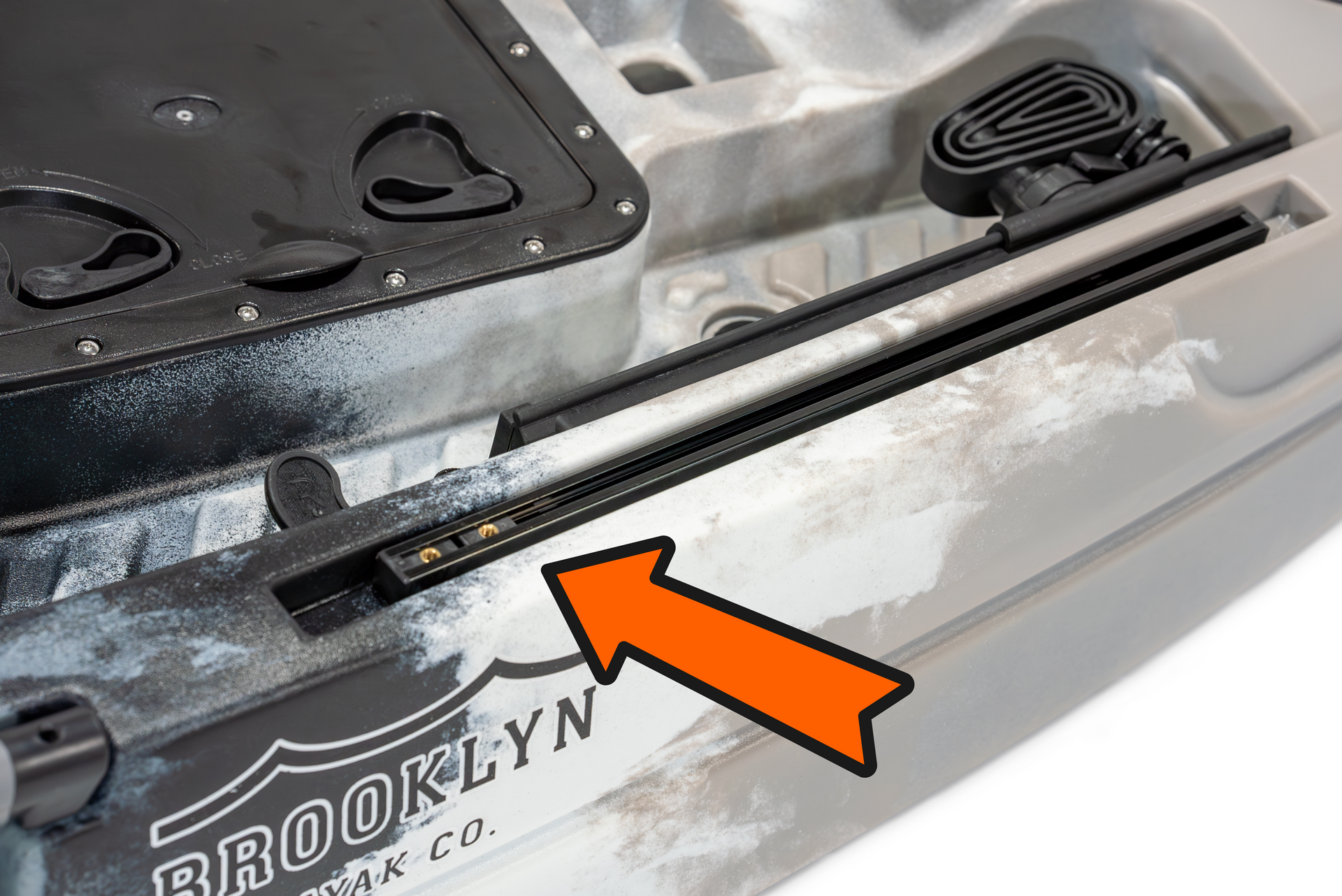 Gold screw for kayak accessory rail - Brooklyn Kayak Company