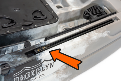 Gold screw for kayak accessory rail - Brooklyn Kayak Company