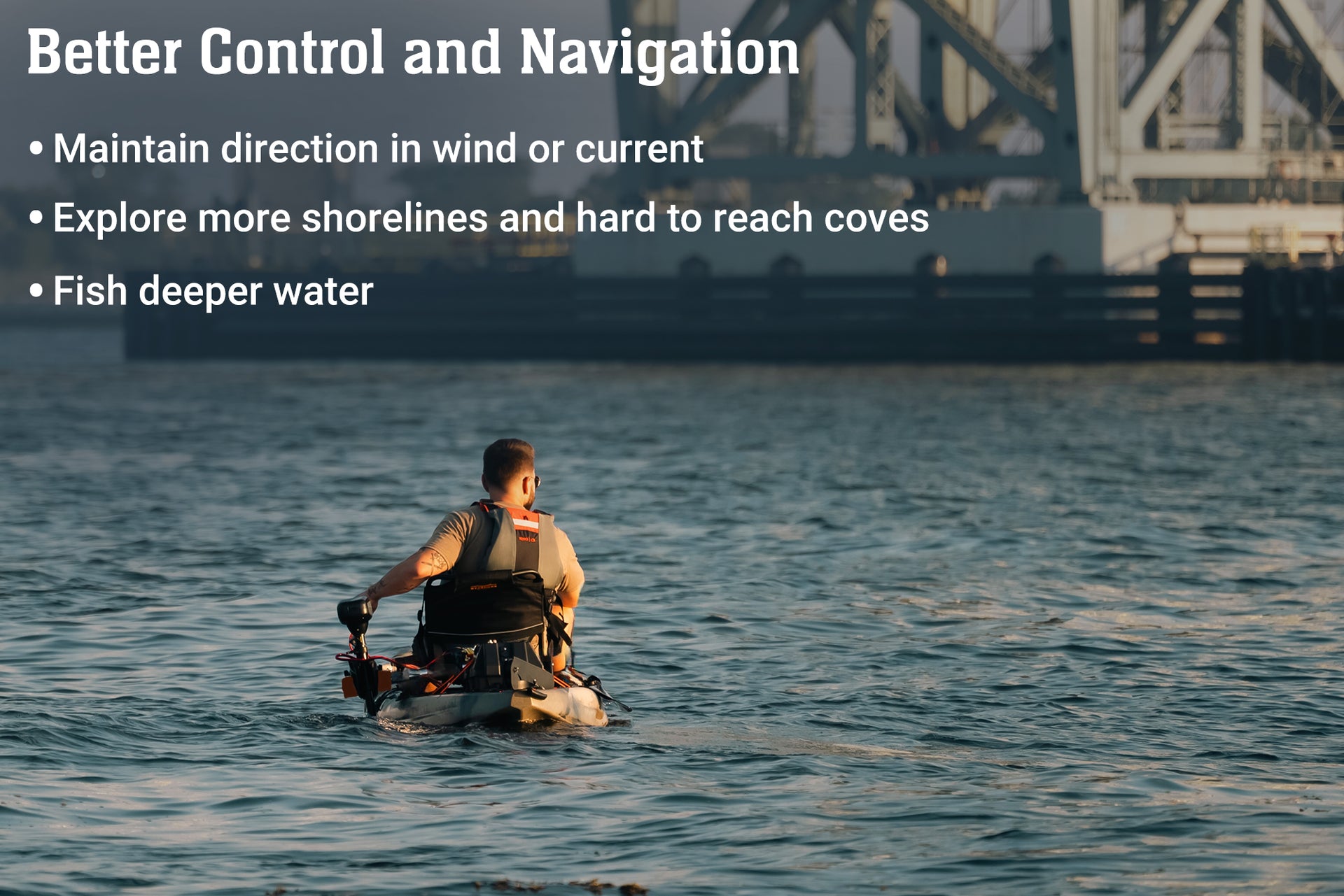 TM-316 Ambidextrous Kayak Trolling Motor Mount - Brooklyn Kayak 