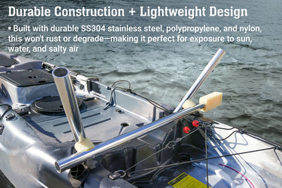 durable lightweight kayak motor mount - Brooklyn Kayak Company