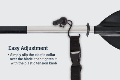 BKC Deluxe Paddle Leash, easy adjustment - Brooklyn Kayak Company