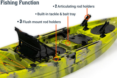11.5 pro single kayak, fishing - Brooklyn Kayak Company