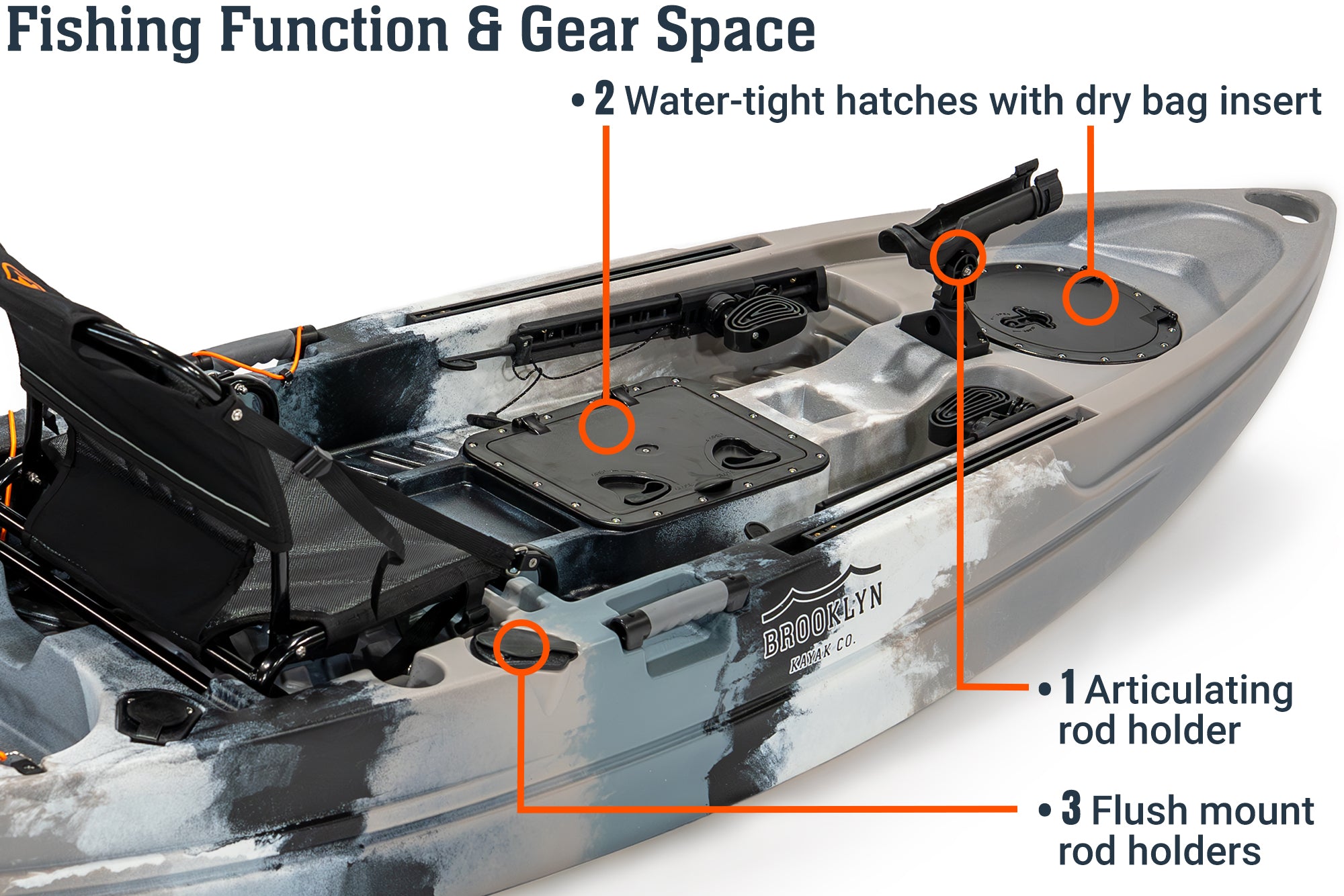 Brooklyn 9.5 Pro Single Fishing Kayak (FK285)